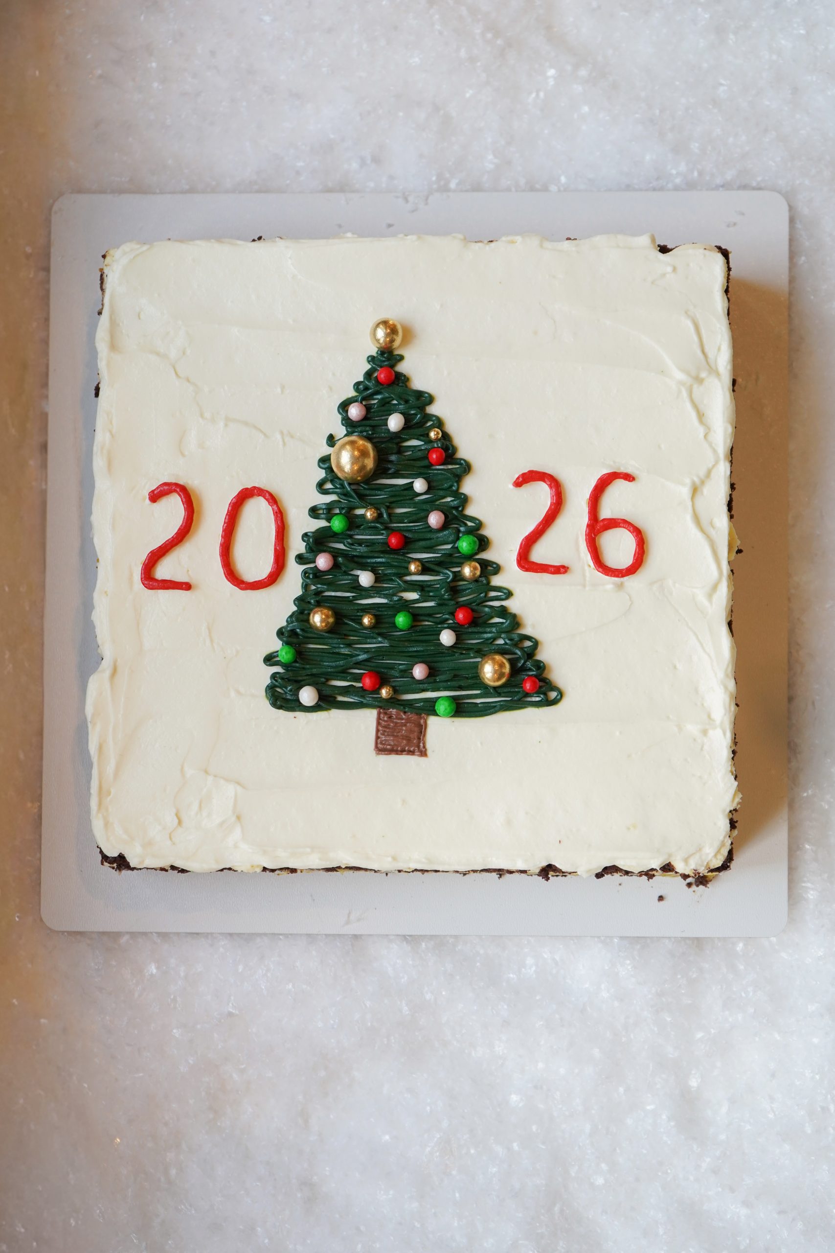 Цитрусовий святковий тортик