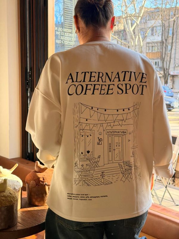 Лонгслів «Alternative coffee spot»